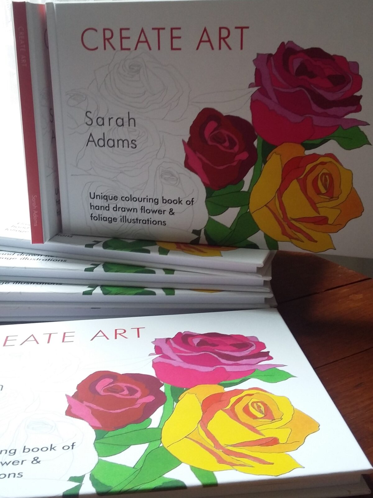 Pile of Create Art books